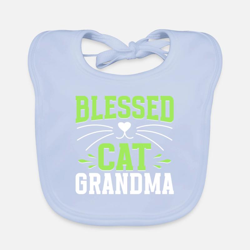 Cadeaux de grand-mère chat Bavoir bio Bébé