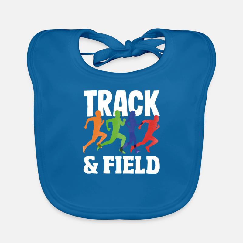 Athlètes d’athlétisme Bavoir bio Bébé