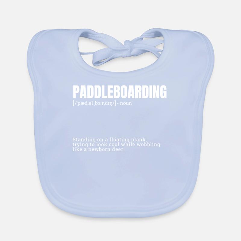 Définition du dictionnaire de paddleboard amusant Bavoir bio Bébé