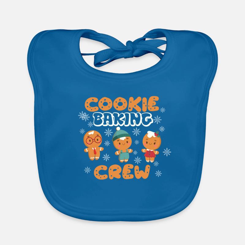 Cookie Baking Crew Confiserie Boulanger Bake Baker Bavoir bio Bébé