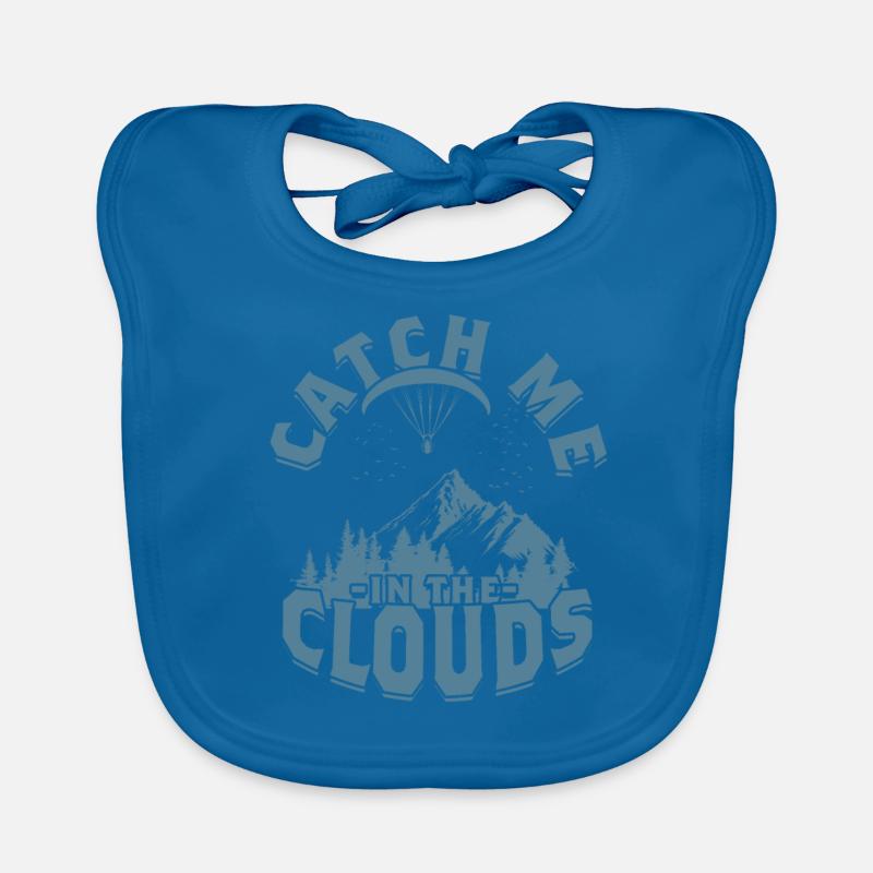Paramotoring Paramotor Catch Me In The Clouds Organic Baby Bibs