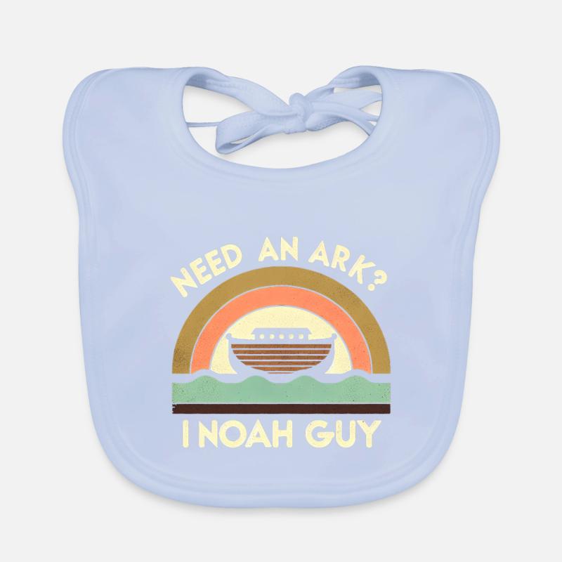 Need An Ark I Noah Guy 7 Baby Bio-Lätzchen