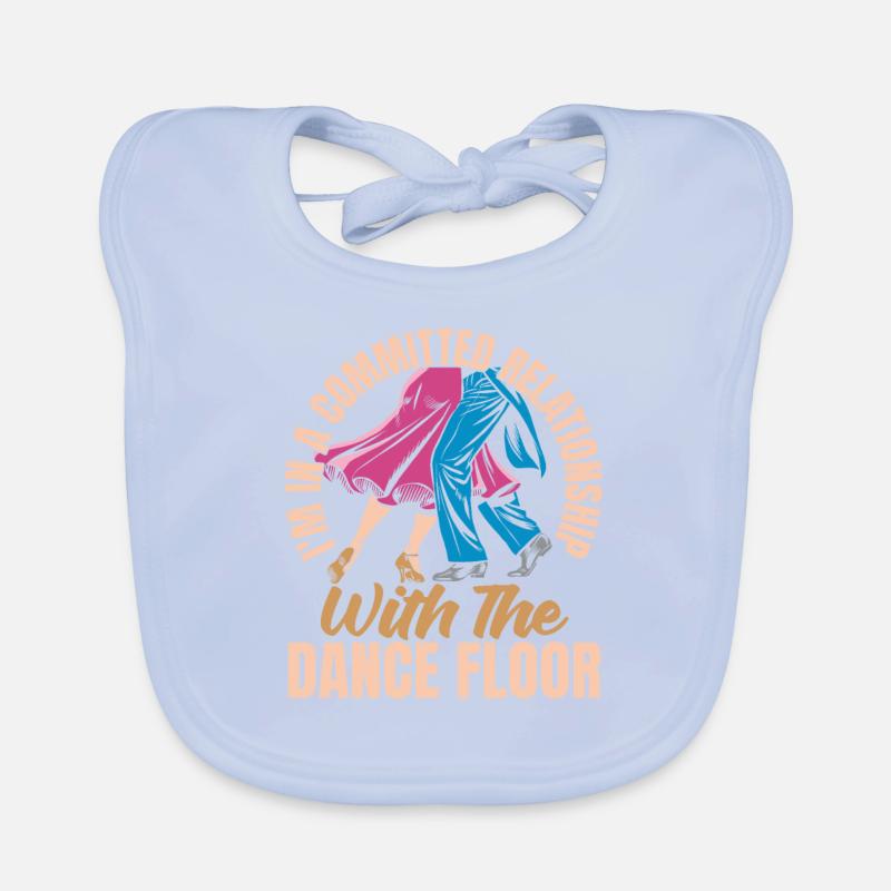 Dancing Dancers Organic Baby Bibs
