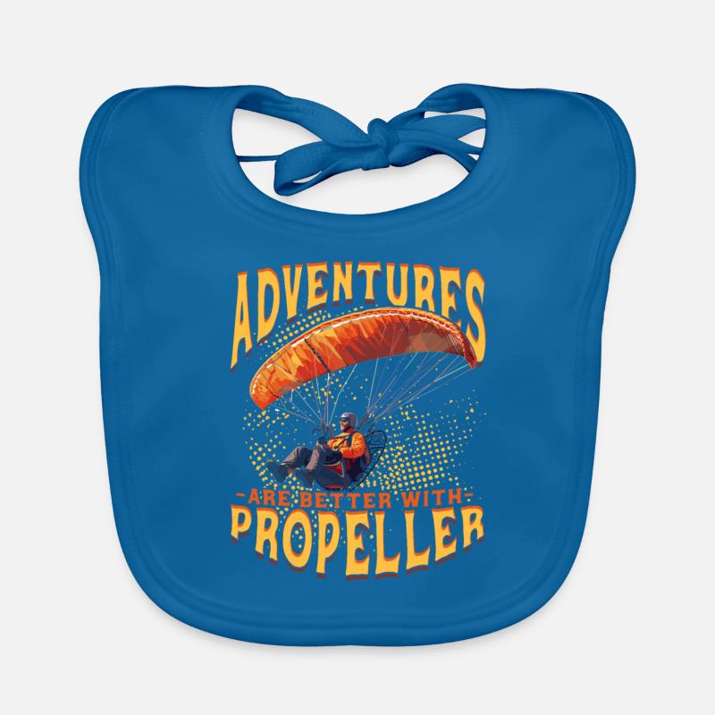 Paramotoring Adventures Are Better With Propeller Baby Bio-Lätzchen