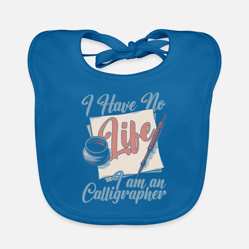 Calligrapher Organic Baby Bibs