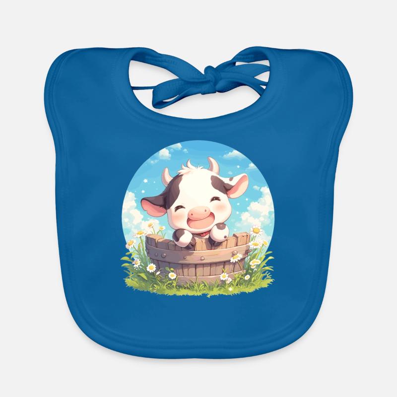 Vaches Vache Bavoir bio Bébé