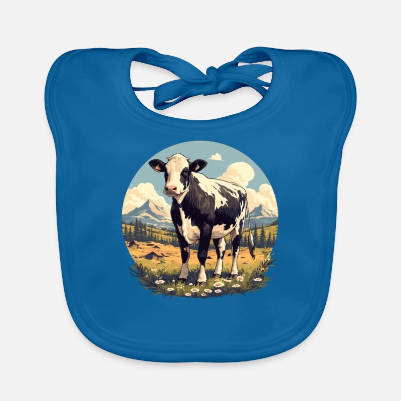 Vaches Vache Bavoir bio Bébé