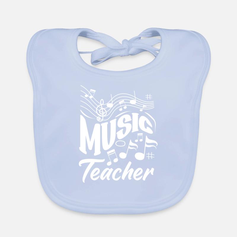 Drôle de professeur Cadeau d’enseignant Bavoir bio Bébé