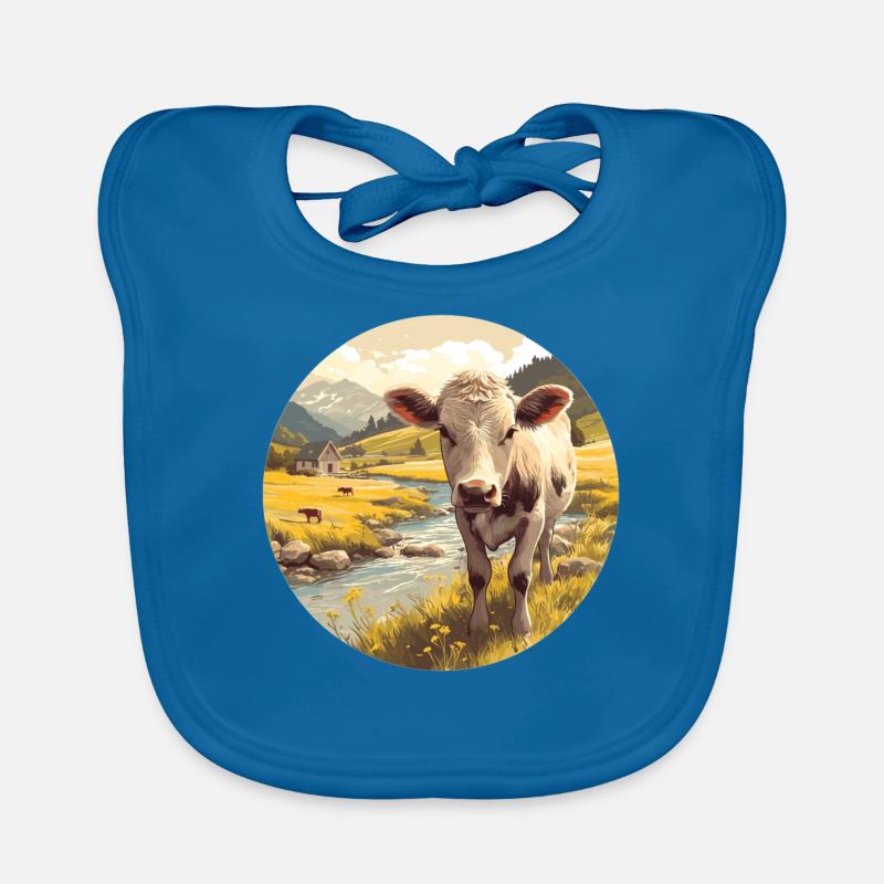 Vaches Vache Bavoir bio Bébé
