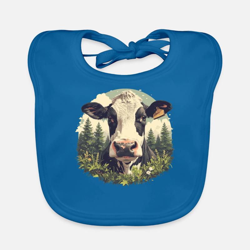 Vaches Vache Bavoir bio Bébé