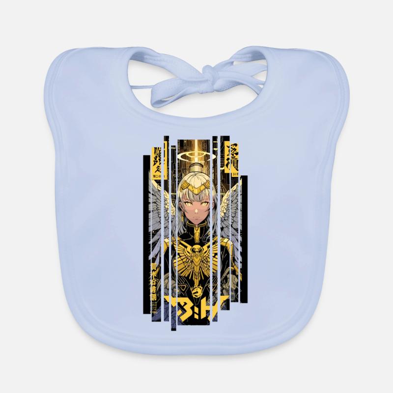 Ver.1 - Cyborg Engel oder Kanji Baby Bio-Lätzchen