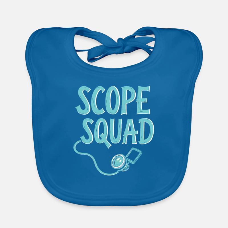Endoscopy Technician Team Organic Baby Bibs