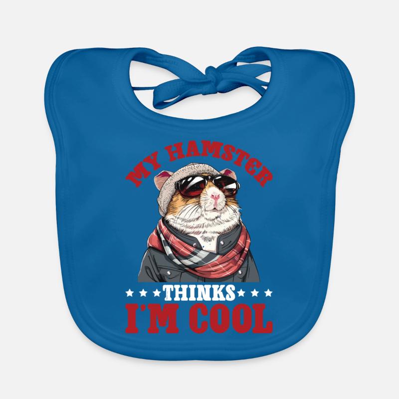 My Hamster Thinks I'm Cool 2 Baby Bio-Lätzchen