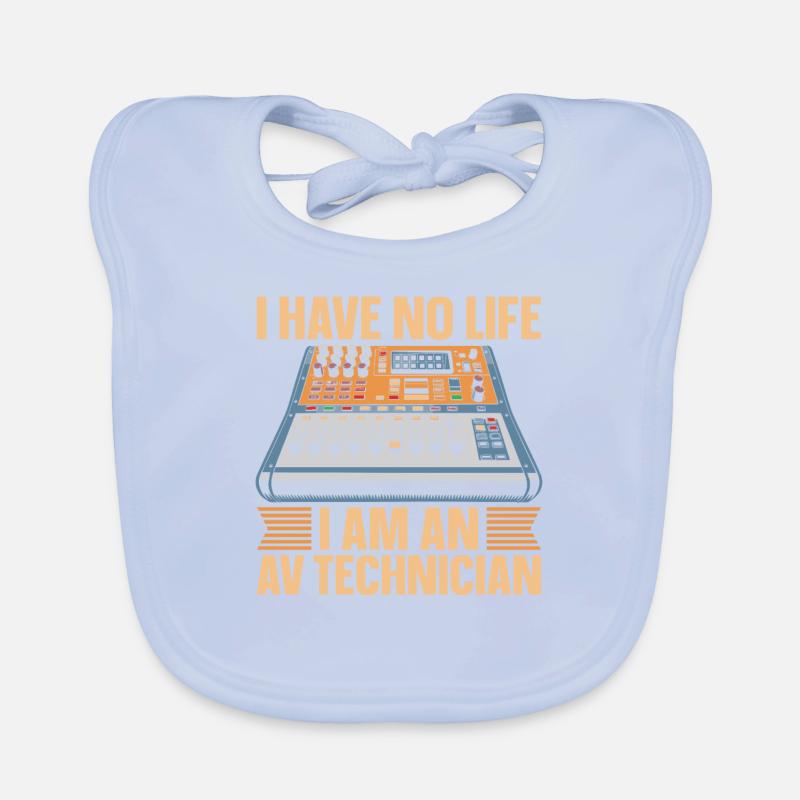 Technicien AV Bavoir bio Bébé