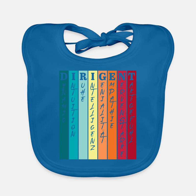 Dirigent Eigenschaften Chorleiter Musiklehrer Baby Bio-Lätzchen