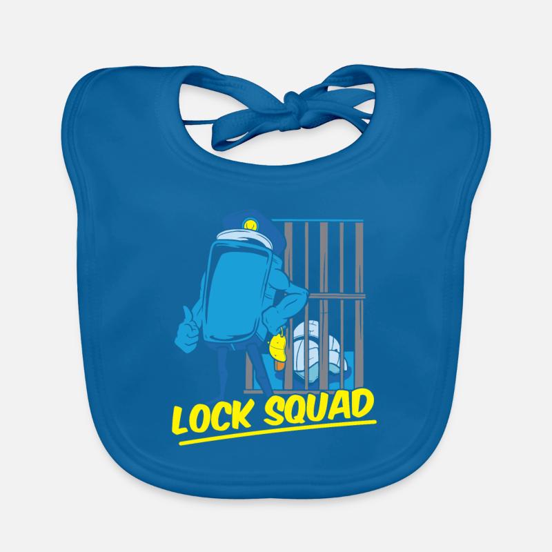 Prison Guard Cadre Organic Baby Bibs