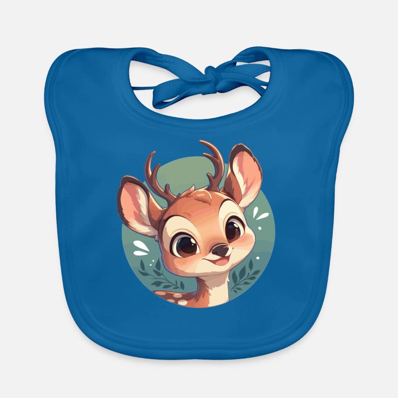 Hirsche Hirsch Baby Bio-Lätzchen