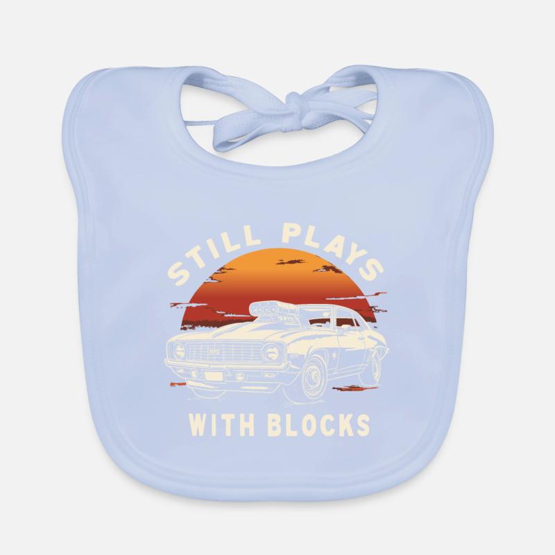 CUBES Bavoir bio Bébé