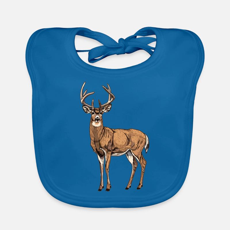 Cerf Cerf Bavoir bio Bébé