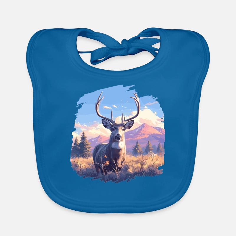 Cerf Cerf Bavoir bio Bébé