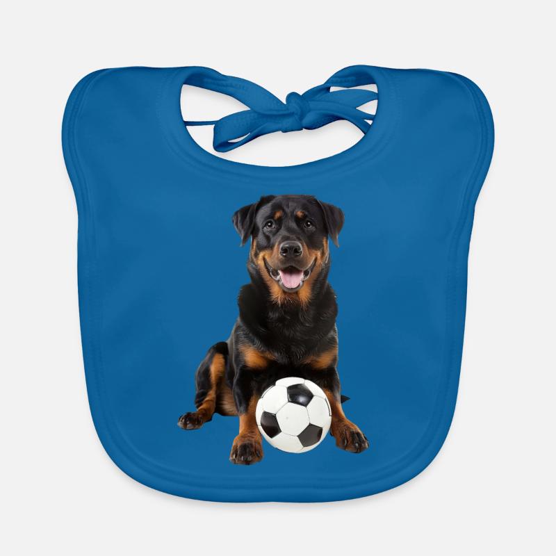 Rottweiler Organic Baby Bibs
