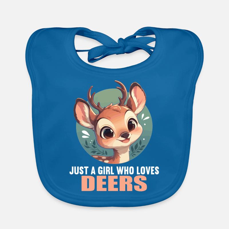Hirsche Hirsch Baby Bio-Lätzchen