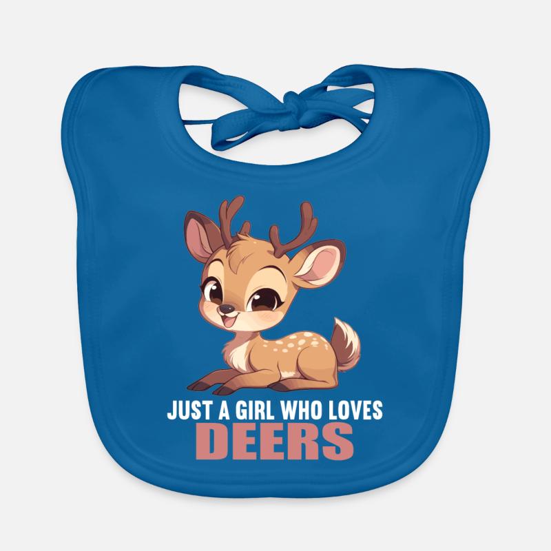 Hirsche Hirsch Baby Bio-Lätzchen