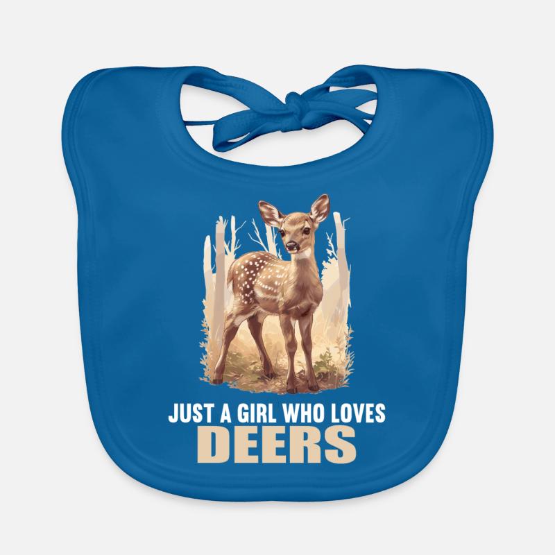 Hirsche Hirsch Baby Bio-Lätzchen