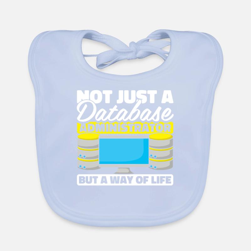 Database Administrator Organic Baby Bibs