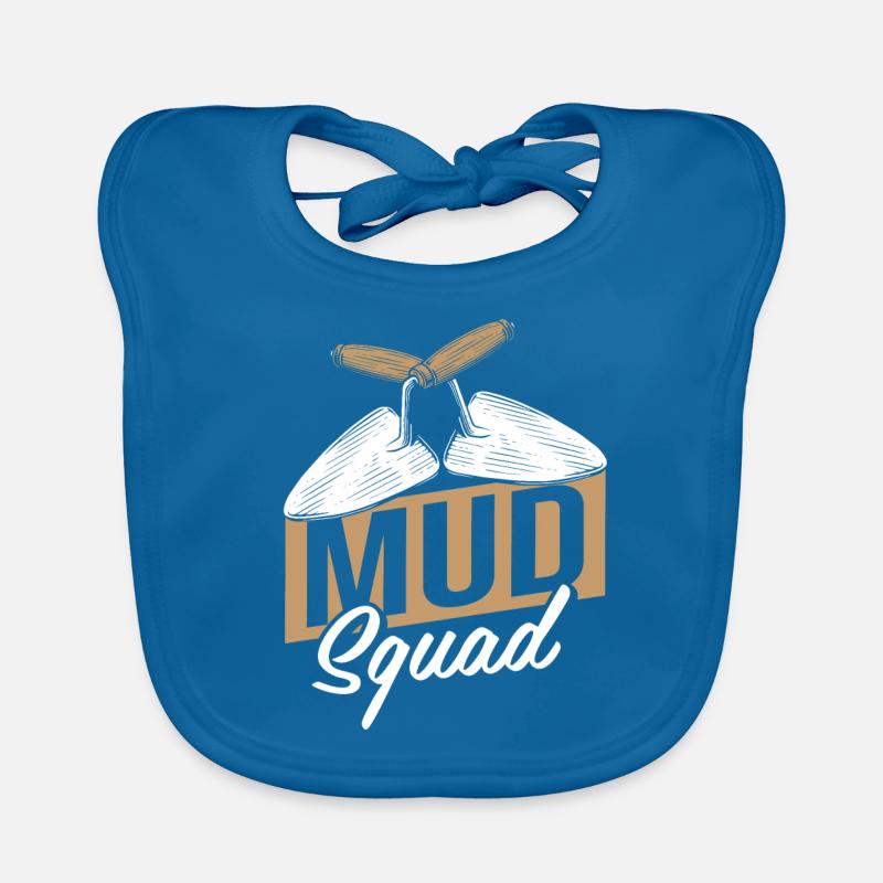 Plasterer Squad Organic Baby Bibs