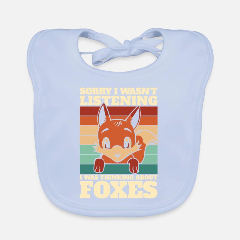 Was Thinking About Foxes Red Fox Canidae Caninae Organic Baby Bibs