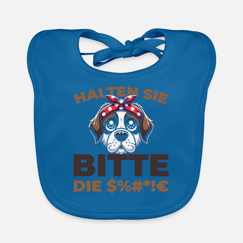 Saint-Bernard, taisez-vous, je vous en prie Bavoir bio Bébé