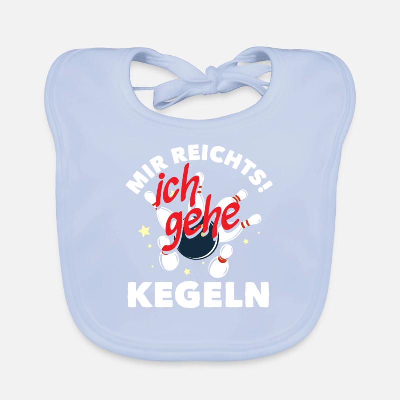I've had enough, I'm going bowling, fun Organic Baby Bibs