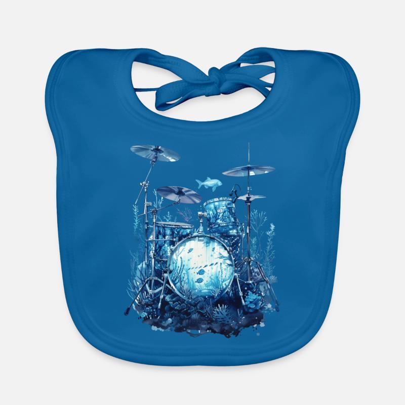 Fûts de poisson Bavoir bio Bébé