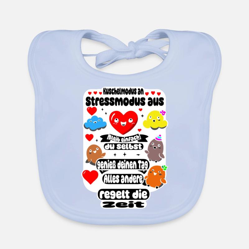 Cuddle mode on – stress mode off Organic Baby Bibs