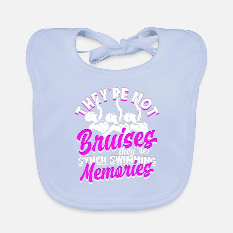 Synchronschwimmen Synchro Schwimmer Baby Bio-Lätzchen