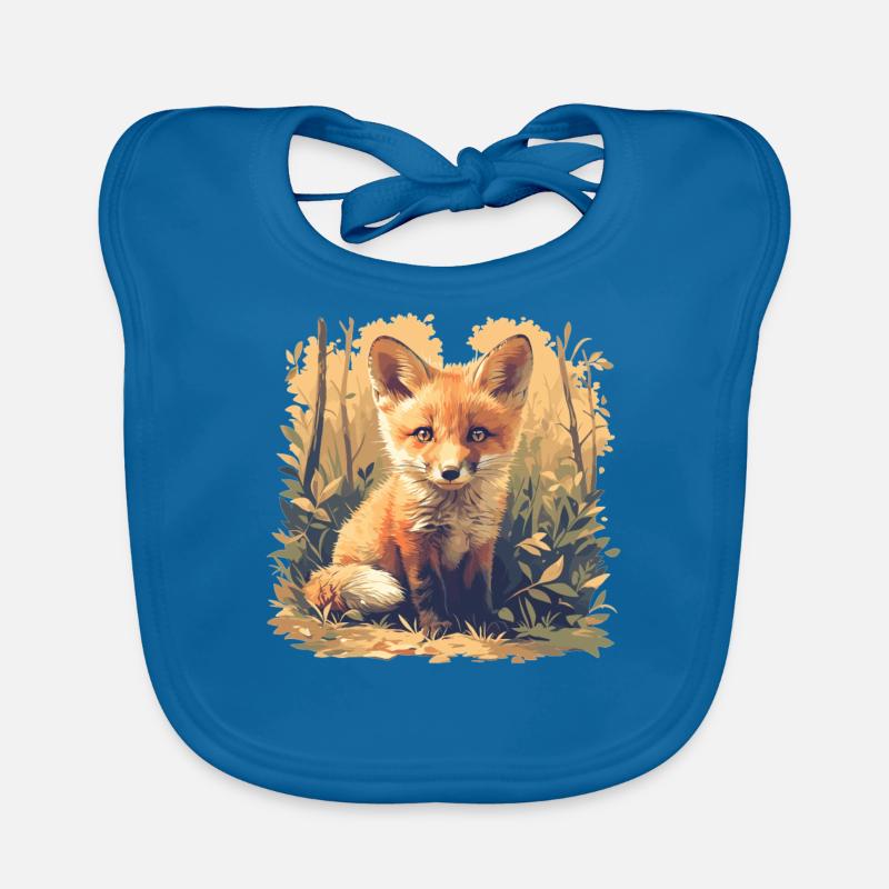 Foxes Fox Organic Baby Bibs