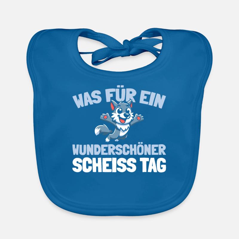 Wolf please shut up Organic Baby Bibs