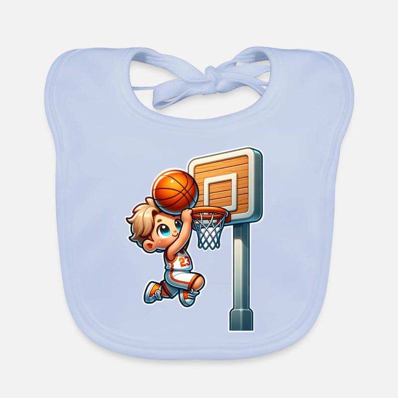 Dunking de basket-ball Bavoir bio Bébé
