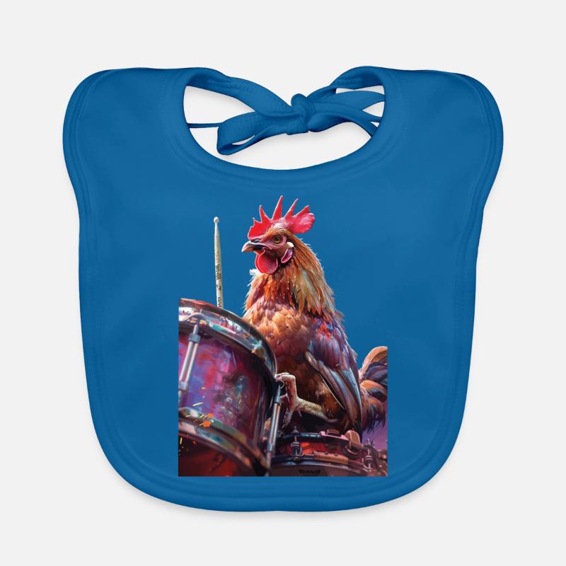 Tap Drums Organic Baby Bibs
