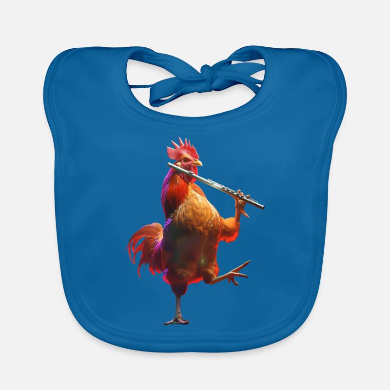 Flûte de coq Bavoir bio Bébé