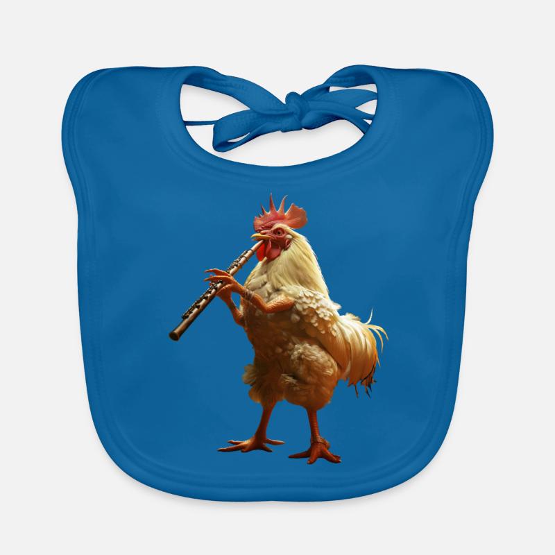 Flûte de coq Bavoir bio Bébé