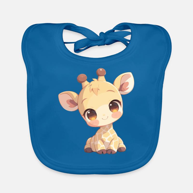 Giraffes Giraffe Organic Baby Bibs