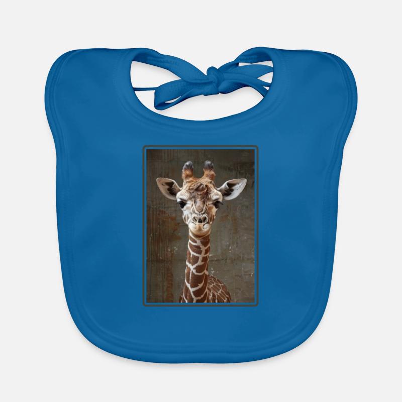 Giraffes Giraffe Organic Baby Bibs