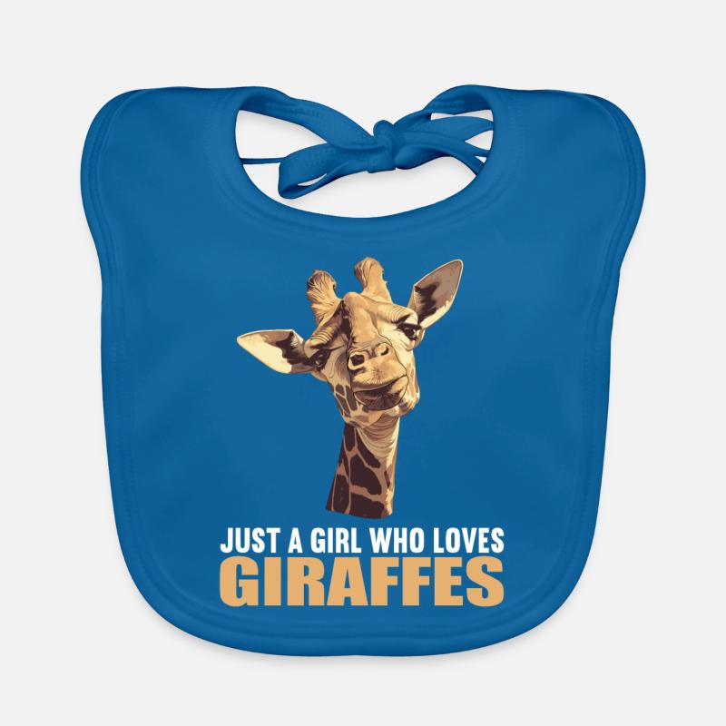 Giraffes Giraffe Organic Baby Bibs