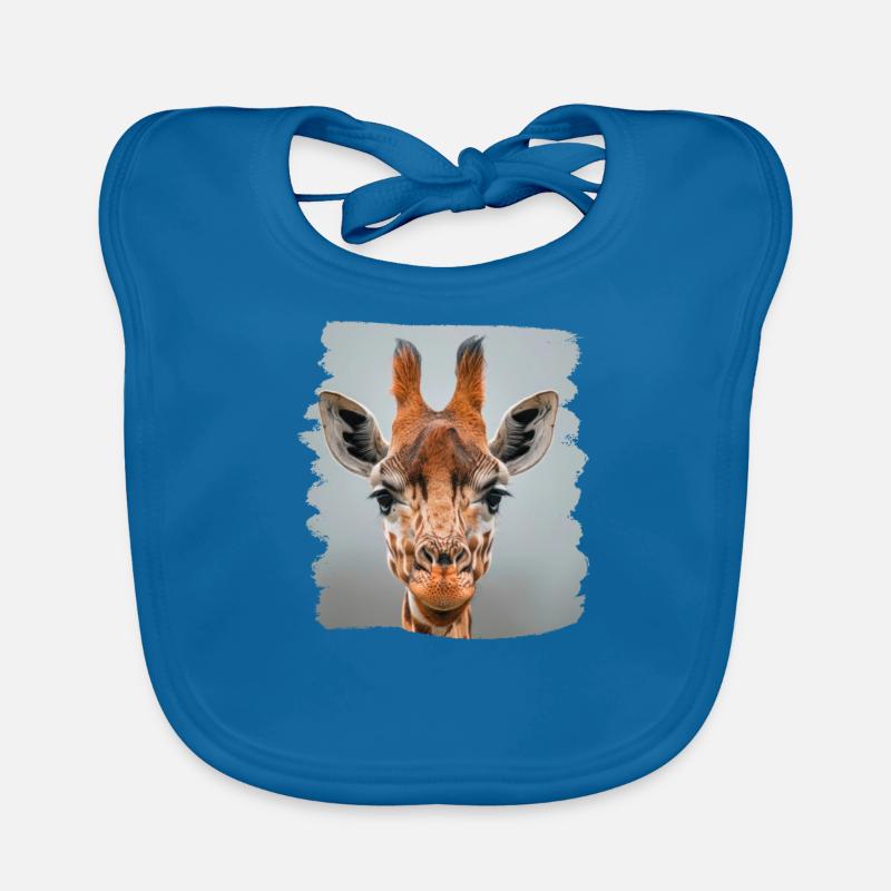 Giraffes Giraffe Organic Baby Bibs
