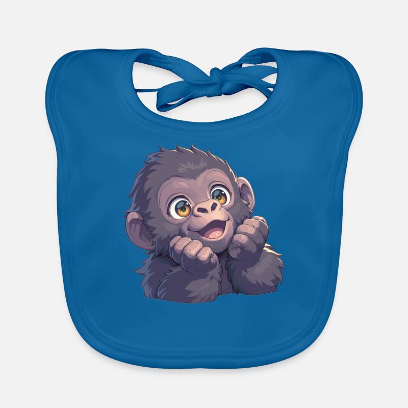 Gorilles Gorilles Bavoir bio Bébé