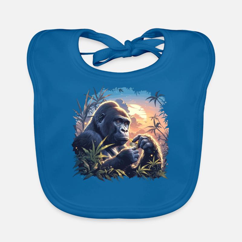 Gorillas Gorilla Organic Baby Bibs