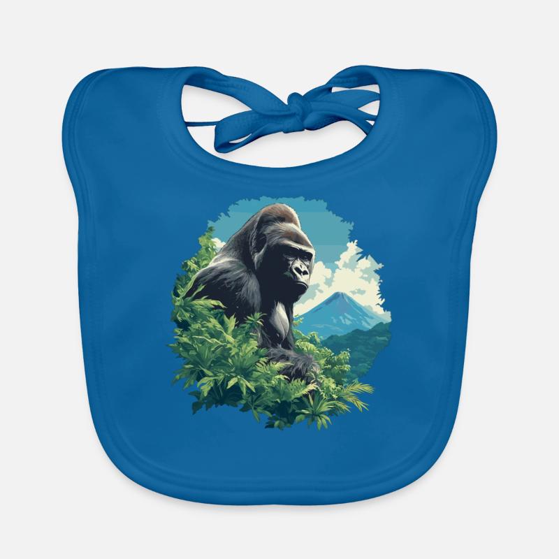 Gorilles Gorilles Bavoir bio Bébé