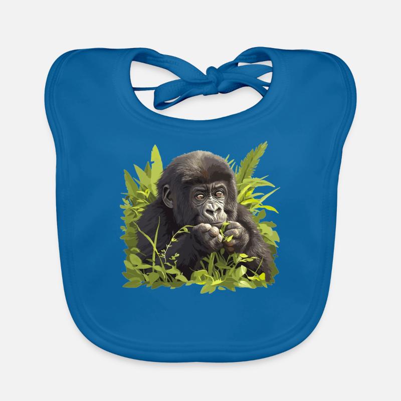 Gorillas Gorilla Organic Baby Bibs